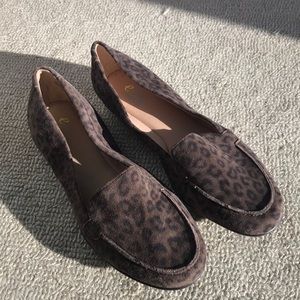 NEW e360 Easyspirit leopard shoes Sz 5, girls Sz 3